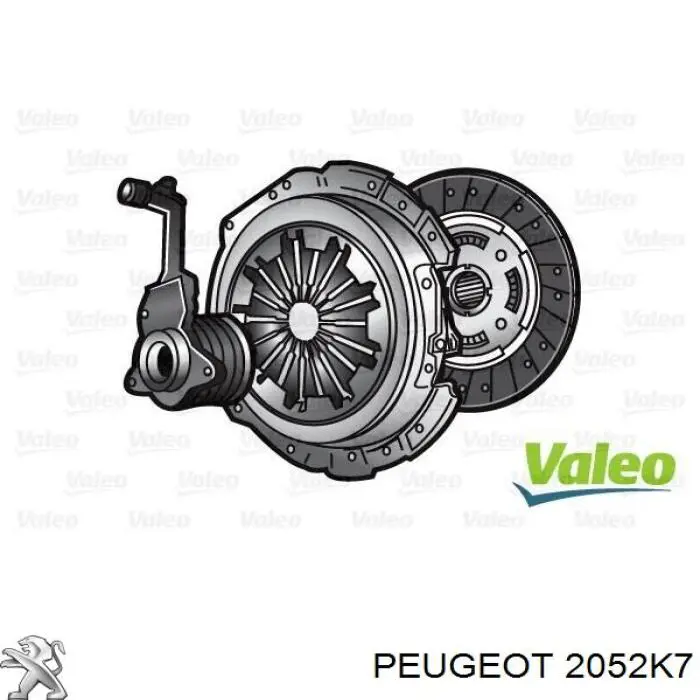 Комплект зчеплення (3 частини) 2052K7 Peugeot/Citroen