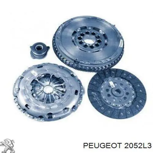 2052L3 Peugeot/Citroen комплект зчеплення (3 частини)