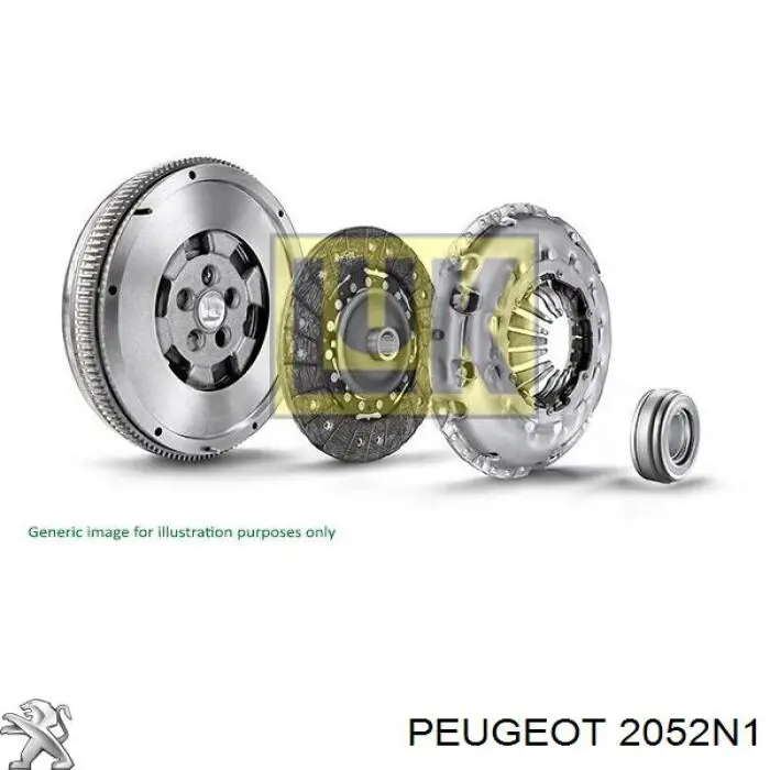 Комплект зчеплення (3 частини) Peugeot/Citroen 2052N1 ціна, від 132.87 USD