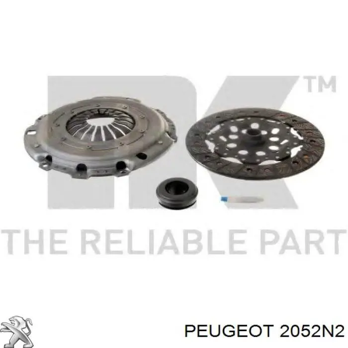 Купити 2052N2 Peugeot/Citroen Комплект зчеплення (диск, корзина, підшипник)