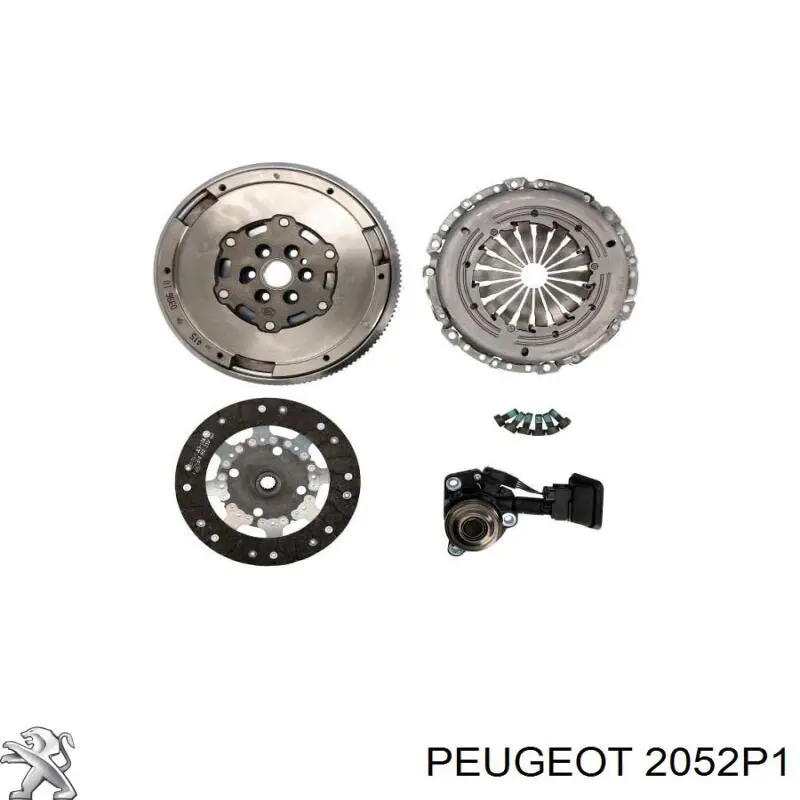 Комплект зчеплення (3 частини) Peugeot/Citroen 2052P1 ціна, від 136.19 USD