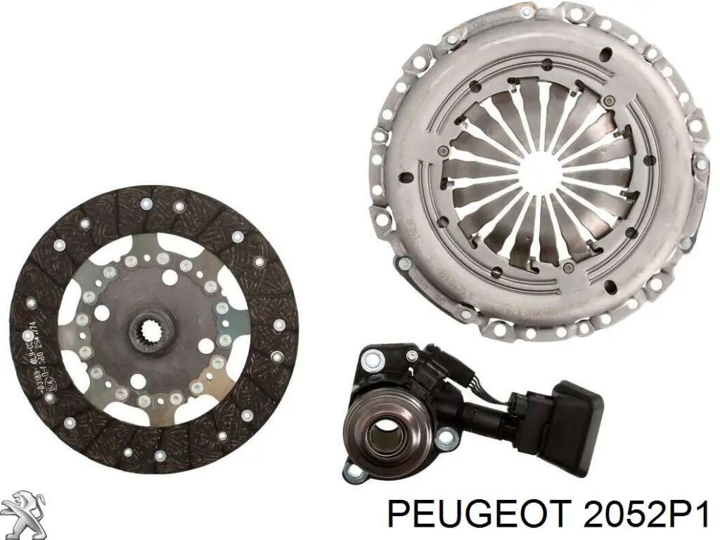 Купити 2052P1 Peugeot/Citroen Комплект зчеплення (диск, корзина, підшипник)