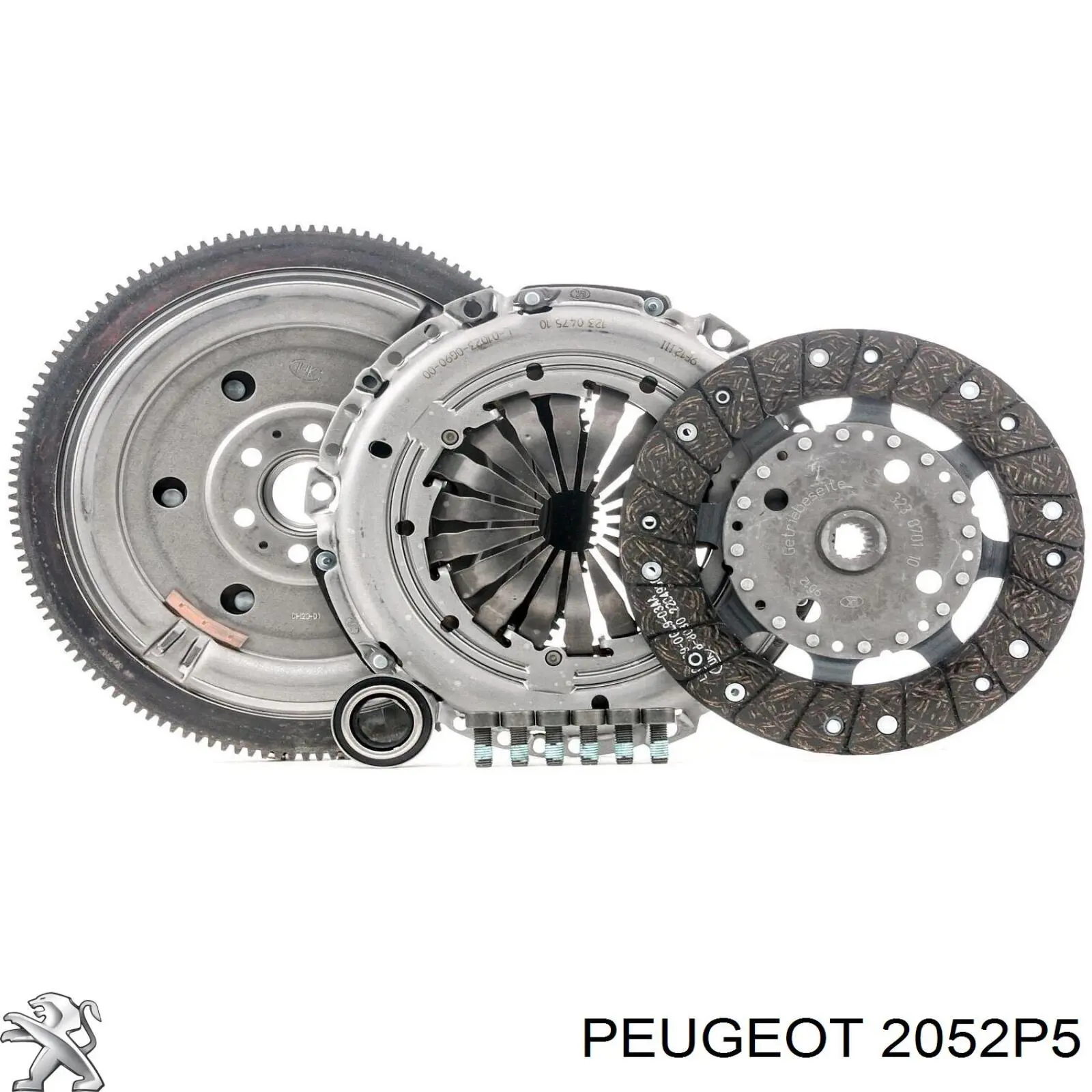 2052P5 Peugeot/Citroen комплект зчеплення (3 частини)