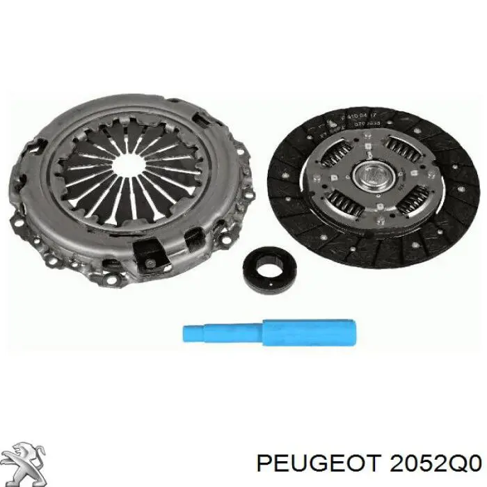 Комплект зчеплення (3 частини) Peugeot/Citroen 2052Q0 ціна, від 101.49 USD