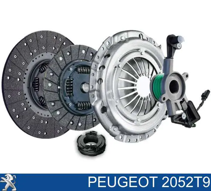 2052T9 Peugeot/Citroen комплект зчеплення (3 частини)