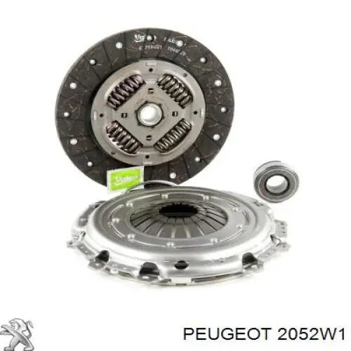 Комплект зчеплення (3 частини) Peugeot/Citroen 2052W1 ціна, від 243.42 USD