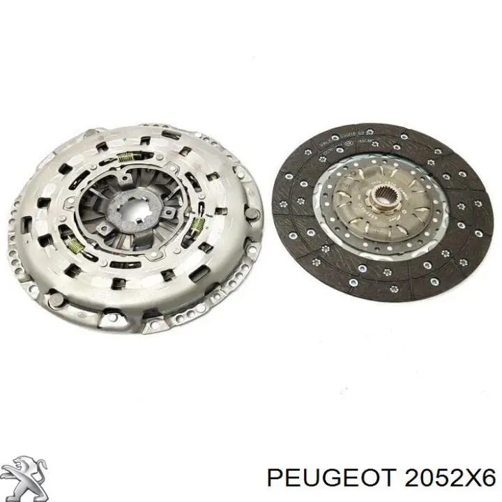 Комплект зчеплення (3 частини) Peugeot/Citroen 2052X6 ціна, від 233.08 USD