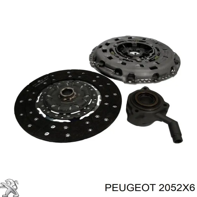 Купити 2052X6 Peugeot/Citroen Комплект зчеплення (диск, корзина, підшипник)