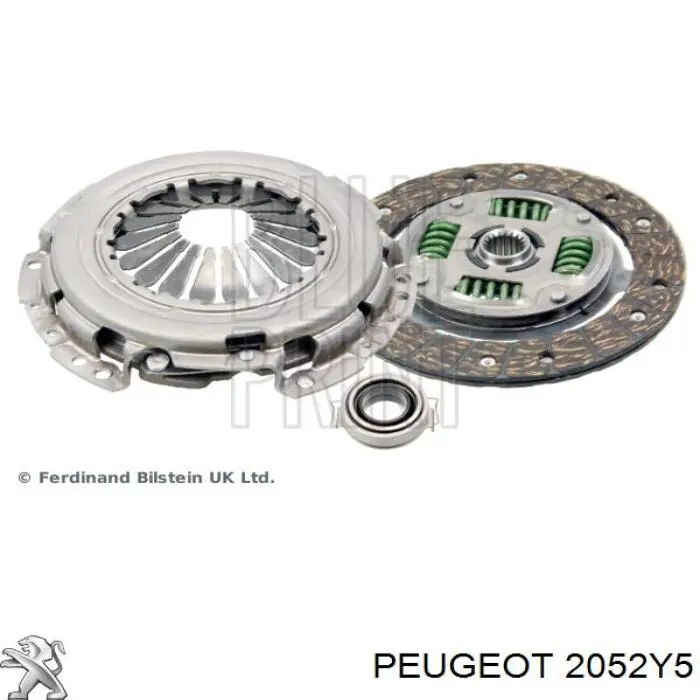 Купити 2052Y5 Peugeot/Citroen Комплект зчеплення (диск, корзина, підшипник)