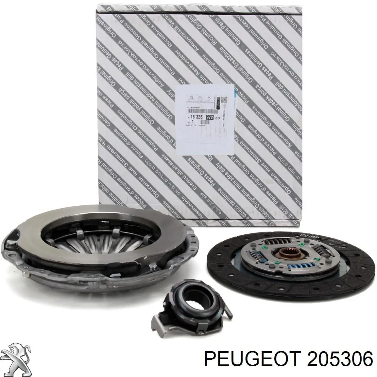 Купити 205306 Peugeot/Citroen Комплект зчеплення (диск, корзина, підшипник)