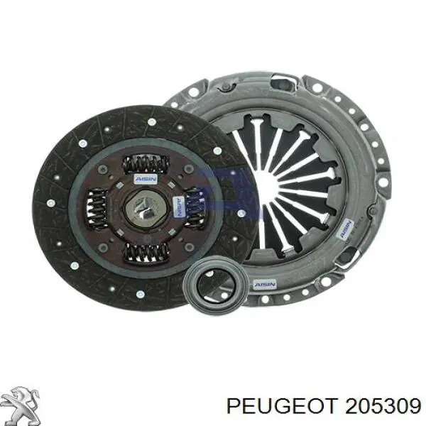 Купити 205309 Peugeot/Citroen Комплект зчеплення (диск, корзина, підшипник)