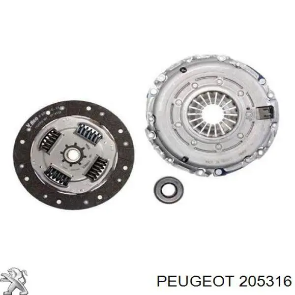 Комплект зчеплення (3 частини) Peugeot/Citroen 0000205809 ціна, від 232.54 USD