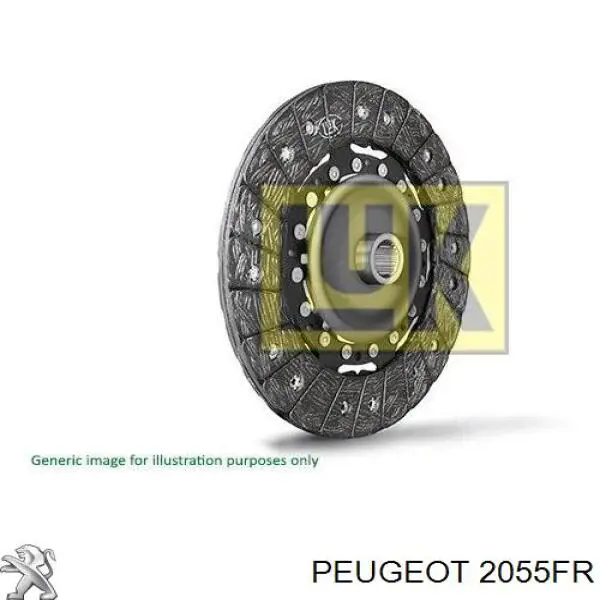 Зчеплення Peugeot/Citroen 2055FR ціна, від 21.54 USD