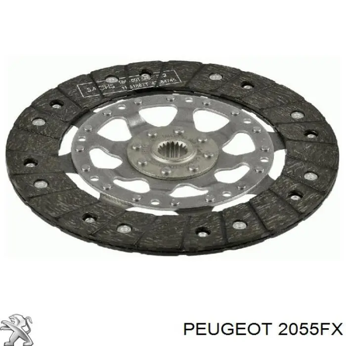 2055FX Peugeot/Citroen диск зчеплення