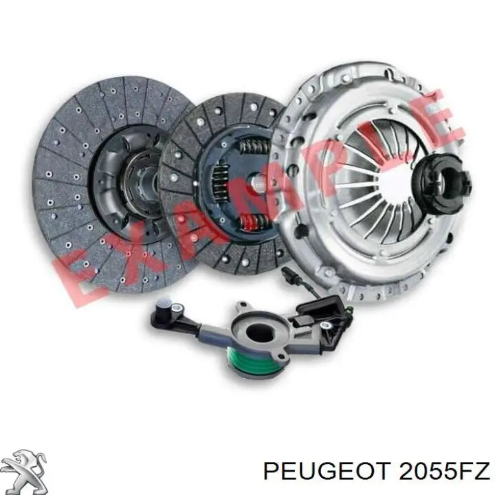 2055FZ Peugeot/Citroen диск зчеплення