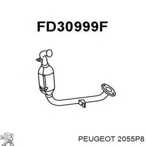 Зчеплення Peugeot/Citroen 2055P8 ціна, від 69.26 USD