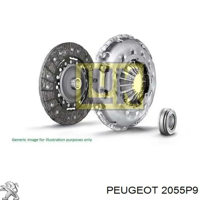 2055P9 Peugeot/Citroen диск зчеплення