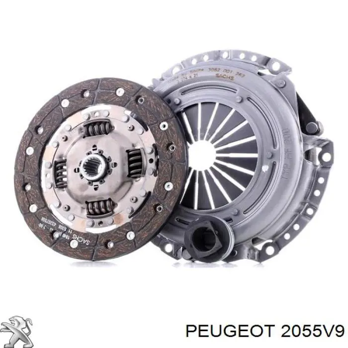 2055V9 Peugeot/Citroen диск зчеплення
