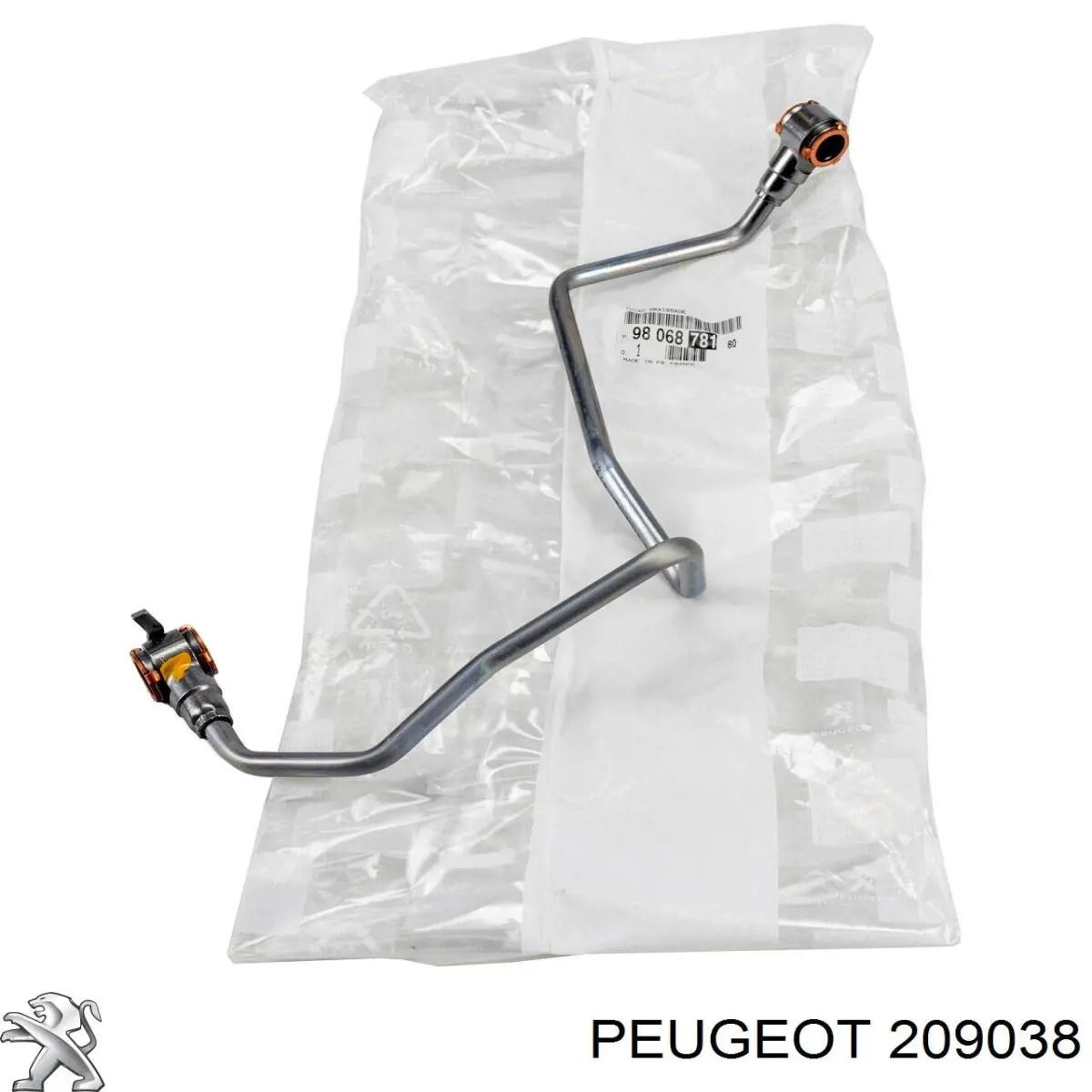 Трубка/шланг охолодження АКПП, подача Peugeot 3008 (Пежо 3008)