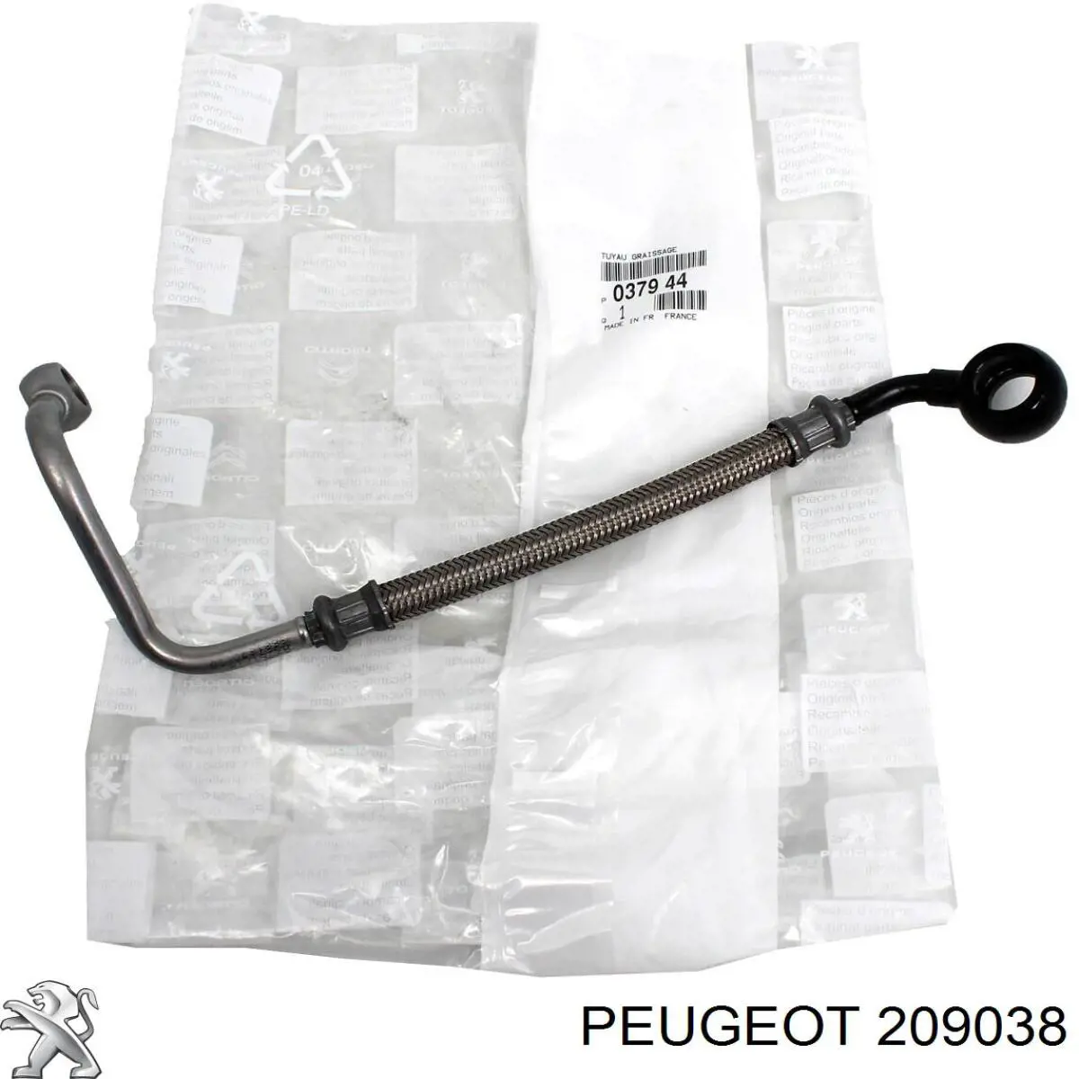 Купити 209038 Peugeot/Citroen Трубка охолодження автоматичної коробки передач