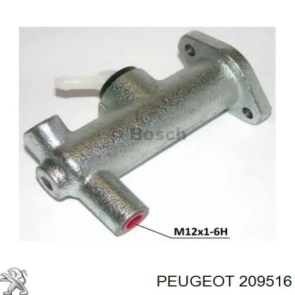 209516 Peugeot/Citroen Циліндр зчеплення, головний