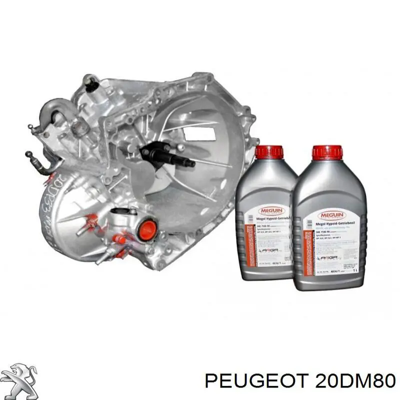 МКП в зборі Peugeot/Citroen 20DM80 ціна, від 98.65 USD