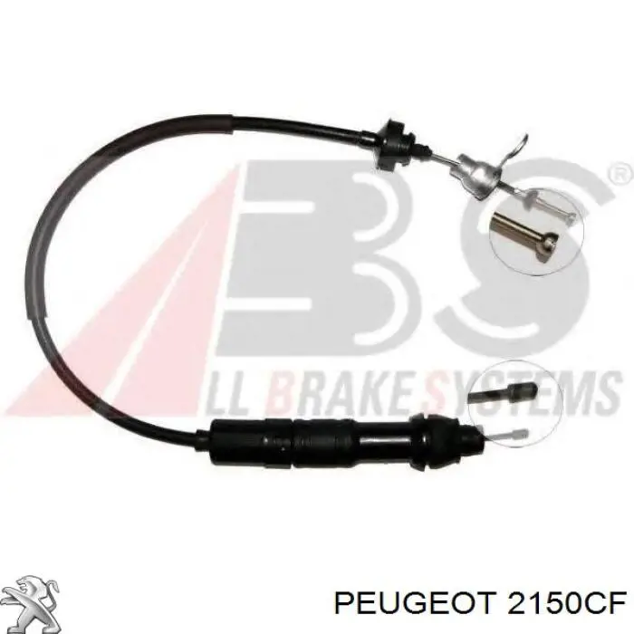 Трос зчеплення Peugeot/Citroen 2150CF ціна, від 17.49 USD
