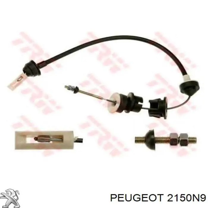 Трос зчеплення Peugeot/Citroen 2150N9 ціна, від 11.86 USD
