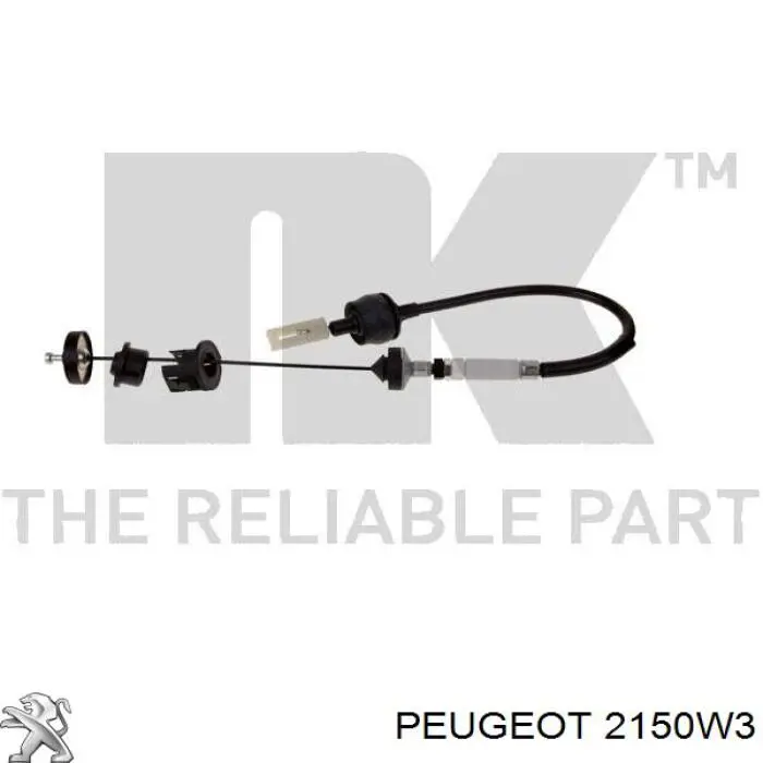 Трос зчеплення Peugeot/Citroen 2150W3 ціна, від 24.08 USD