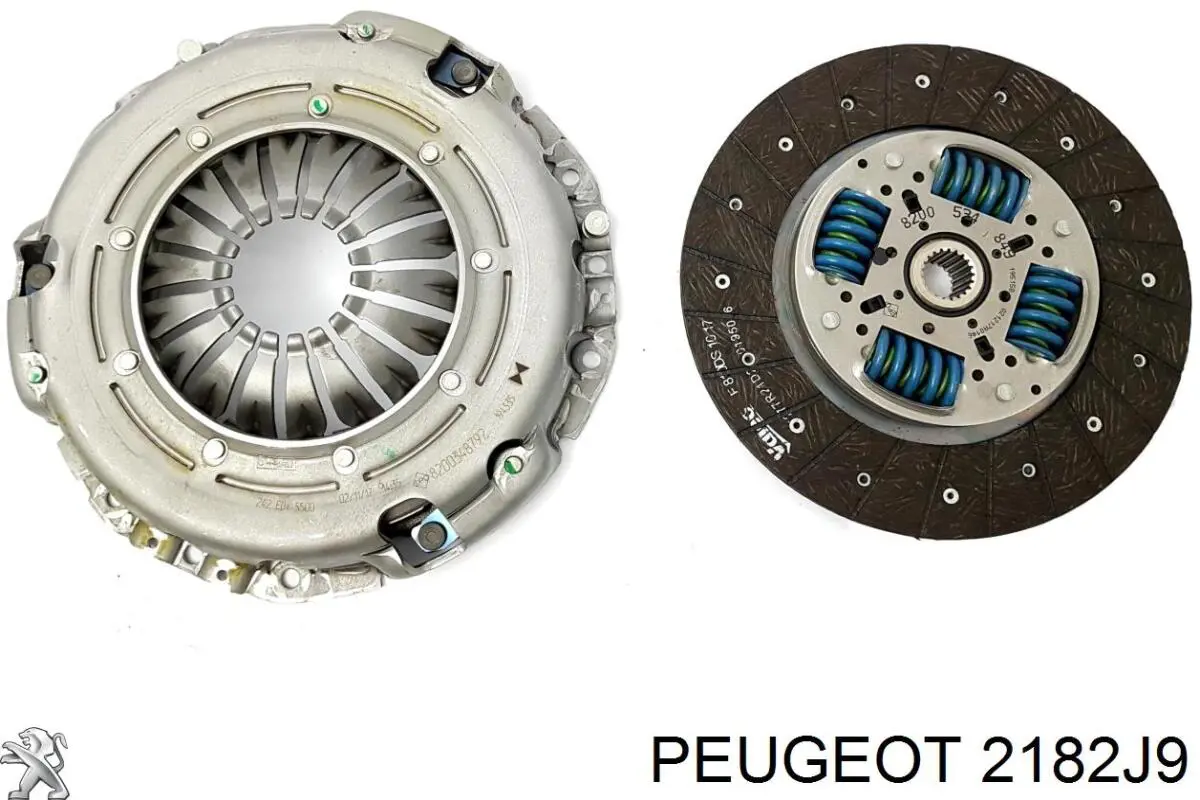 Головний циліндр зчеплення 2182J9 Peugeot/Citroen