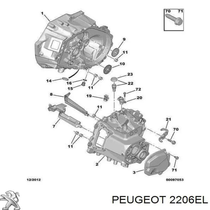 2206EL Peugeot/Citroen 