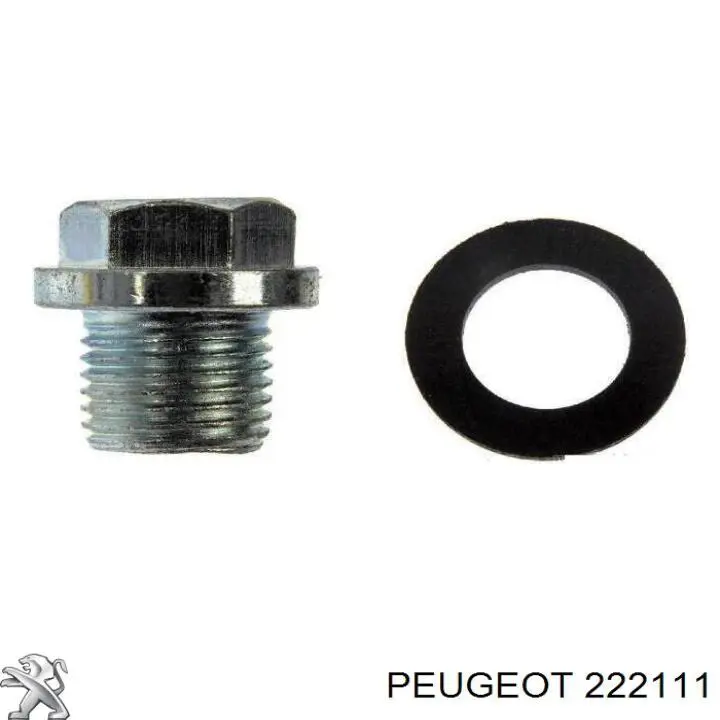 Купити 222111 Peugeot/Citroen Пробка піддона двигуна
