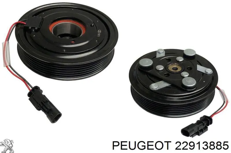 22913885 Peugeot/Citroen Компресор холодоагенту