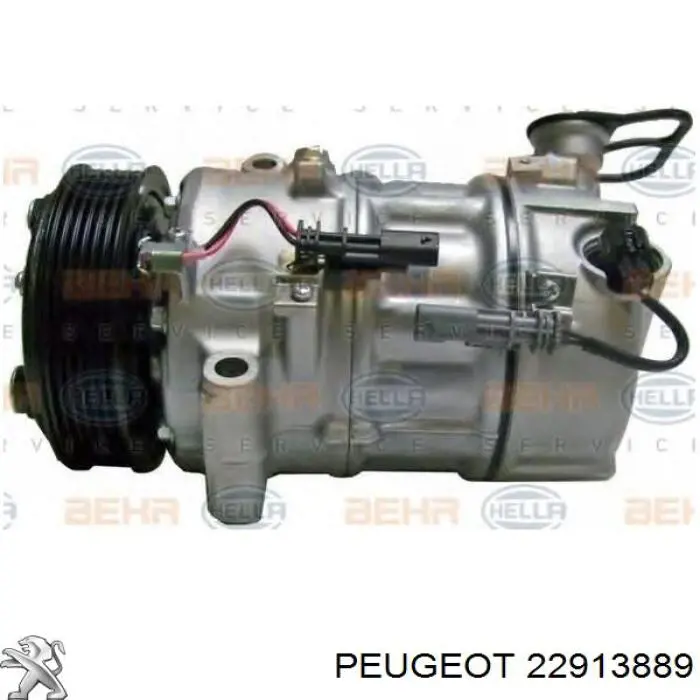 Компресор кондиціонера 22913889 Opel