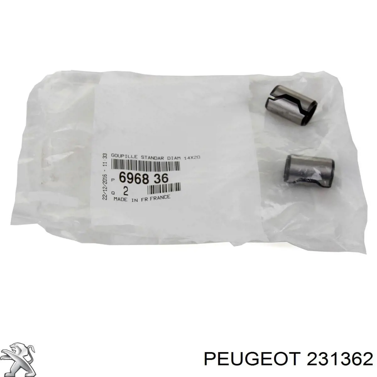 Купити 231362 Peugeot/Citroen Болт/гайка кріплення