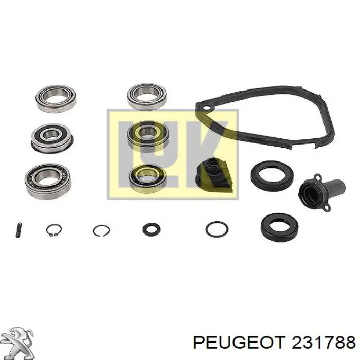 Підшипник вторинного валу коробки Peugeot/Citroen 231788 ціна, від 23.88 USD