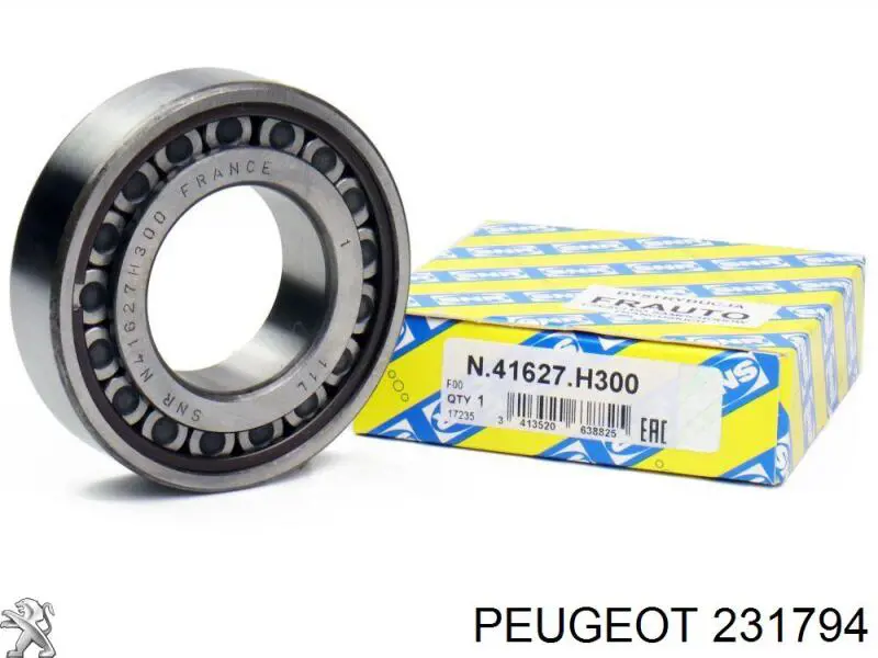 Підшипник вторинного валу коробки Peugeot/Citroen 231794 ціна, від 67.85 USD