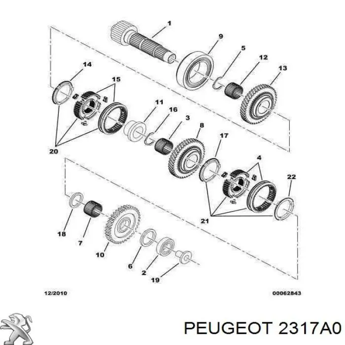 2317A0 Peugeot/Citroen 