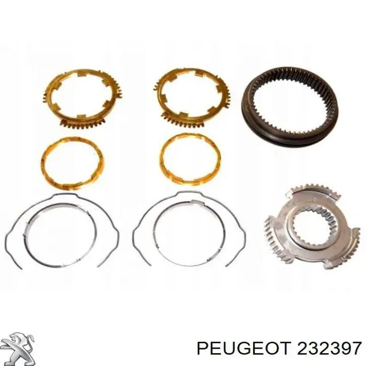 Синхронізатор 1/2-ї передачі Peugeot/Citroen 232397 ціна, від 177.36 USD