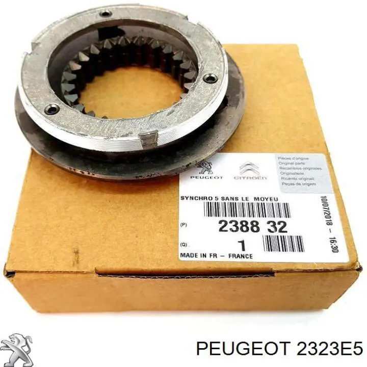 Синхронізатор 1/2-ї передачі Peugeot/Citroen 2323E5 ціна, від 82.35 USD
