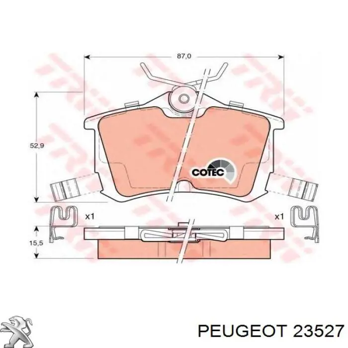 Клапан зворотний масляної системи Peugeot/Citroen 023527 ціна, від 3.27 USD