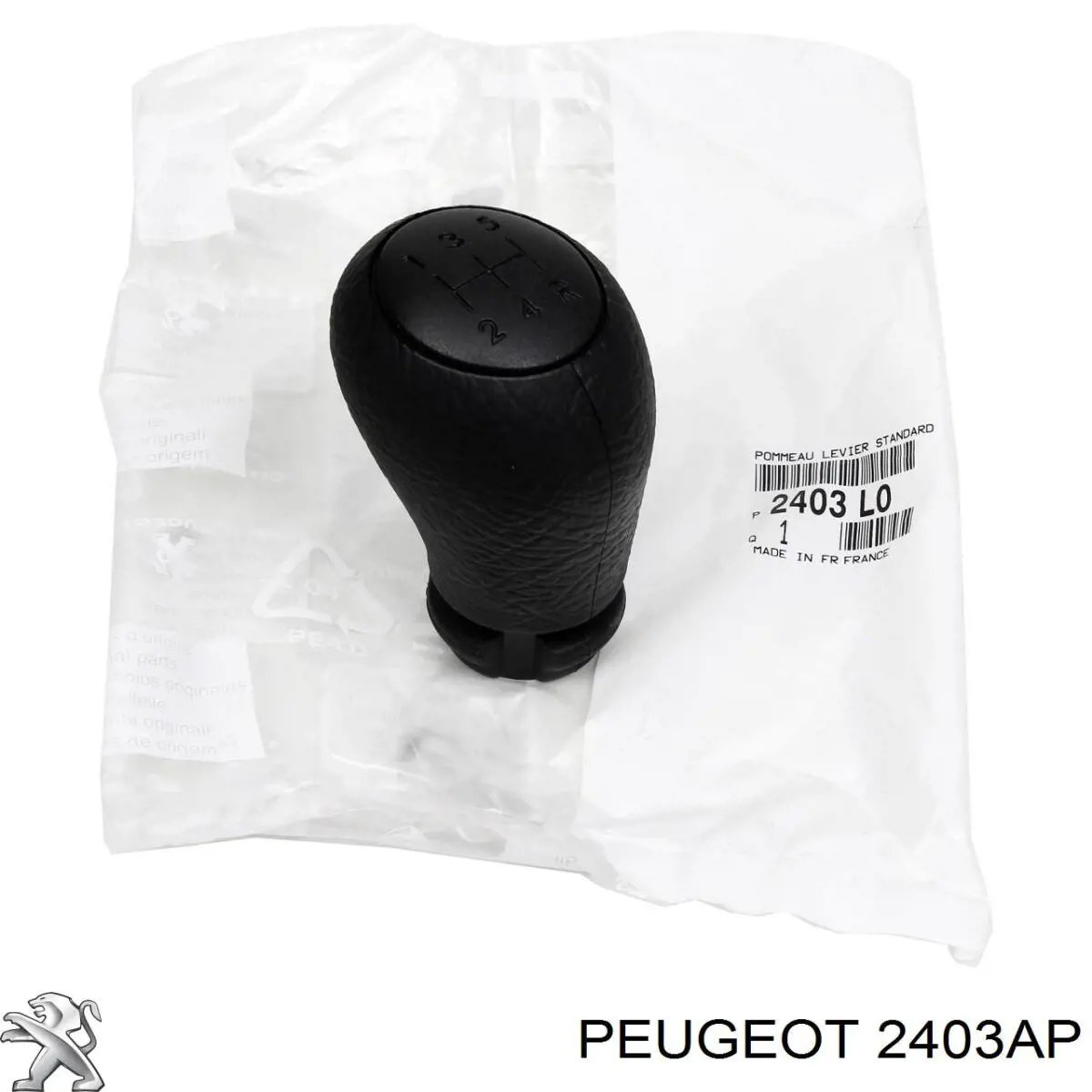 Рукоятка важеля КПП 2403AP Peugeot/Citroen