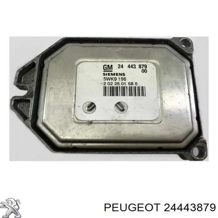 Модуль (блок) керування (ЕБУ) двигуном 24443879 Peugeot/Citroen