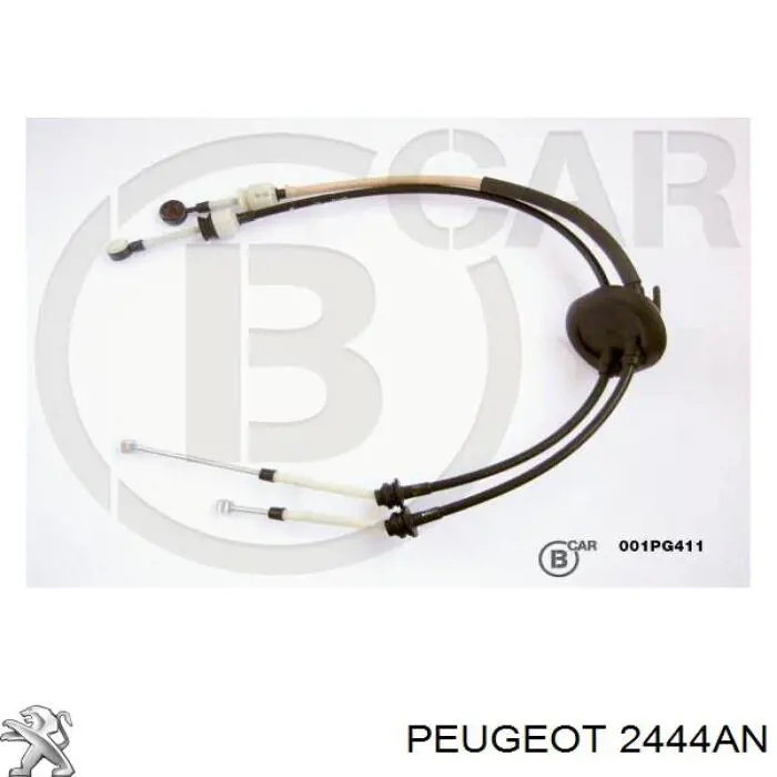 Купити 2444AN Peugeot/Citroen Трос перемикання передач