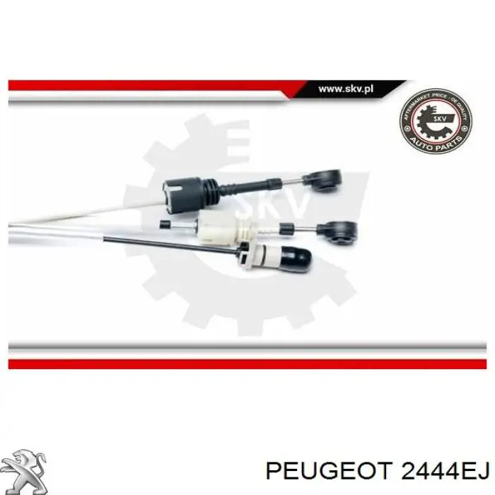 Купити 2444EJ Peugeot/Citroen Трос перемикання передач