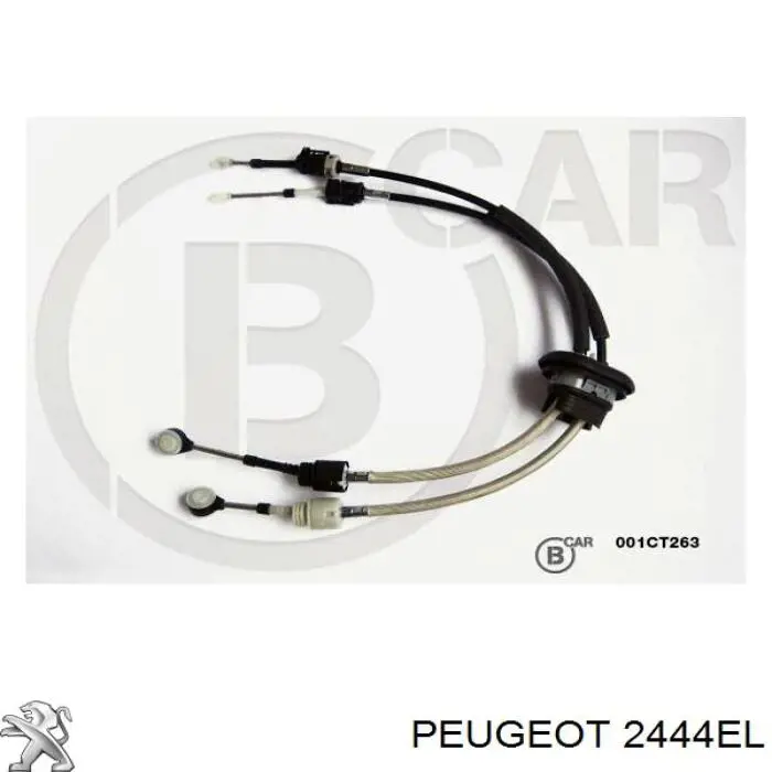Купити 2444EL Peugeot/Citroen Трос перемикання передач