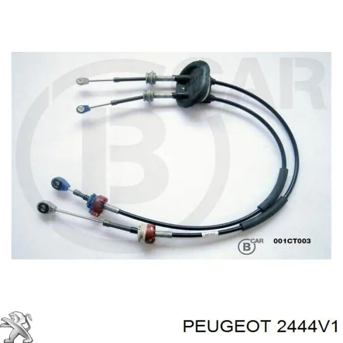 Купити 2444V1 Peugeot/Citroen Трос перемикання передач, вибору передачі