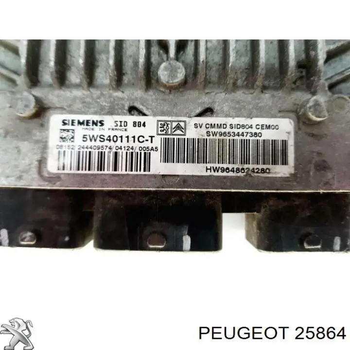 25864 Peugeot/Citroen кришка маслозаливной горловини