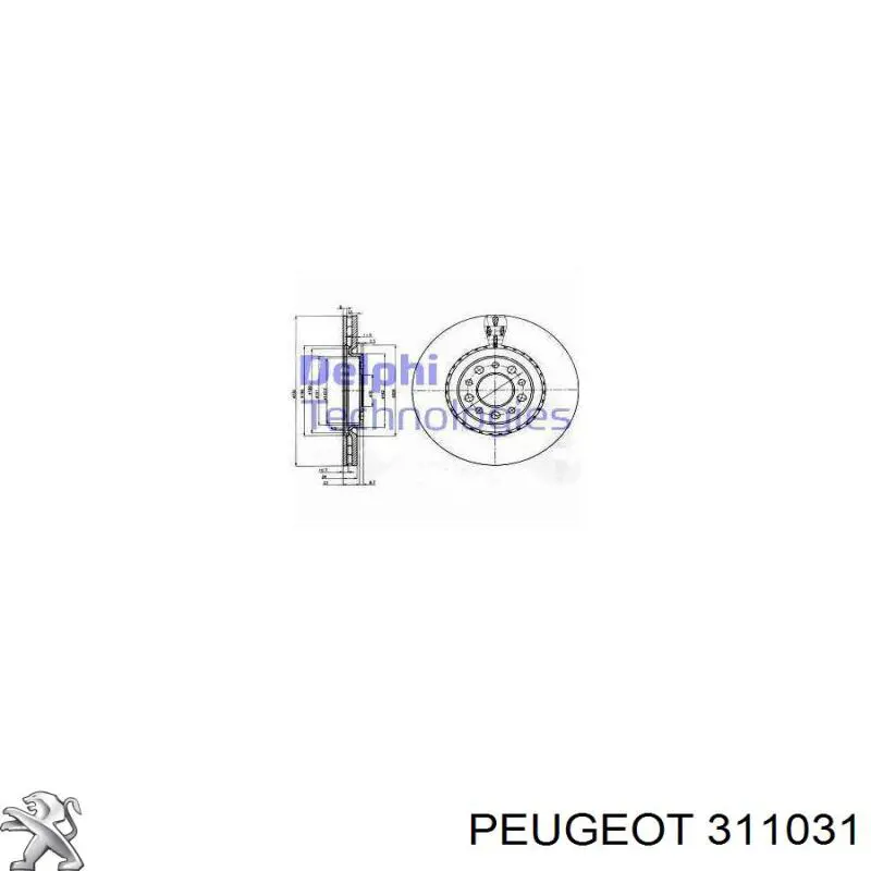 Купити 311031 Peugeot/Citroen 