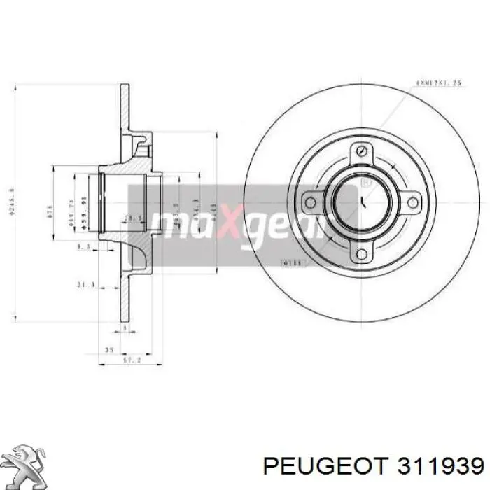 Купити 311939 Peugeot/Citroen 